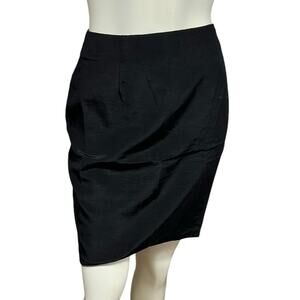 unbranded 90s black skirt basic dressy preppy look size 7 / 8